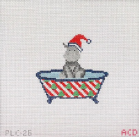 Tub Friends: Christmas Hippo