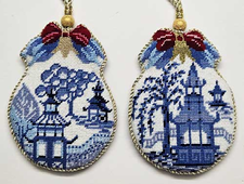 Two Chinoiserie Pears