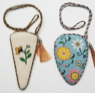 Two Floral Scissors Cases