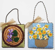 Two Flower Ornaments