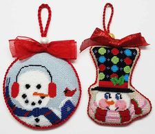 Two Happy Snowmen and a Friend
