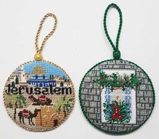 Two Round Ornaments