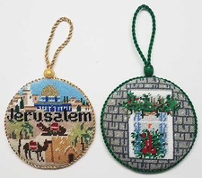 Two Round Ornaments
