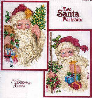 Two Santa Portraits