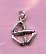 Two-Sided Italian Stitch Charm