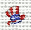 Uncle Sam Hat Mini Round