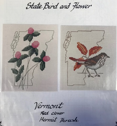 Vermont State Bird and Flower