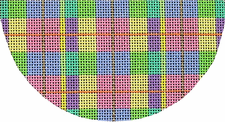Vibrant Plaid Tooth Fairy Pillow