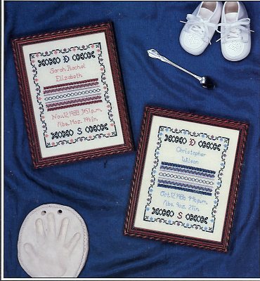 Victorian Birth Sampler