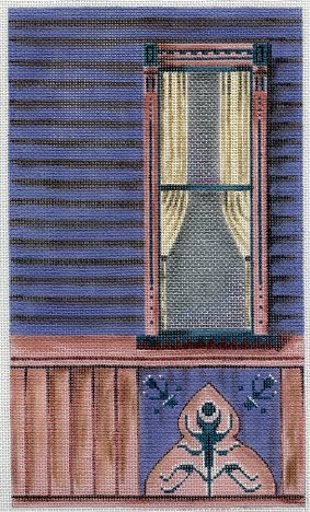 Victorian Painted Lady Window