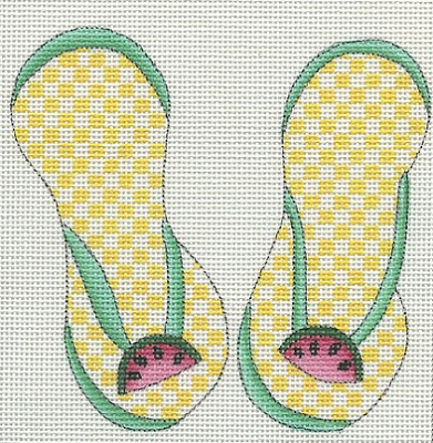 Watermelon Flip Flops