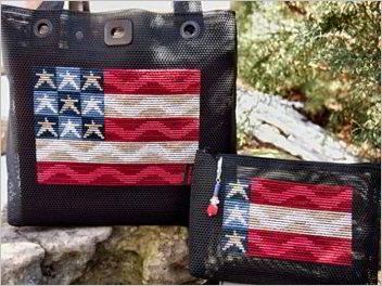 Waving Flag Tote & Clutch