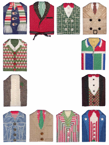 Well-Dressed Men Ornaments
