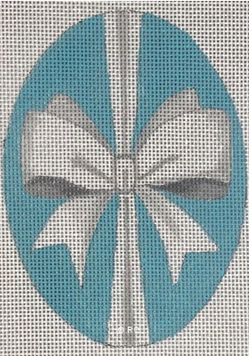 White Bow Oval