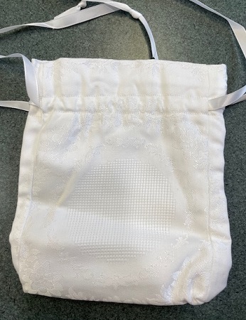 White Damask Bride's Bag