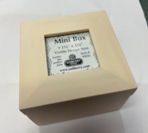 Whitewash Mini Box