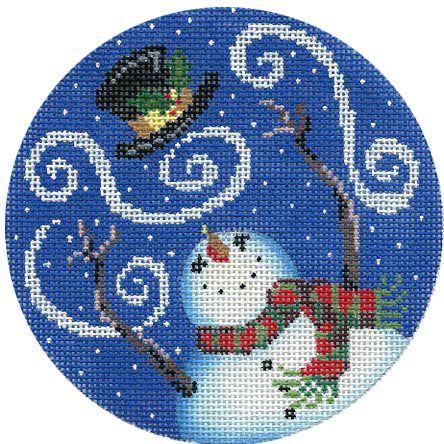 Wind Swirl Hat Snowman