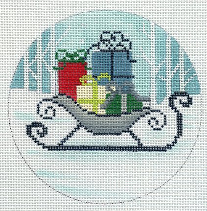 Winter Scene Sleigh