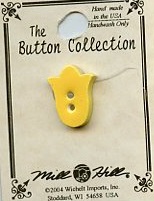 Yellow Tulip Button