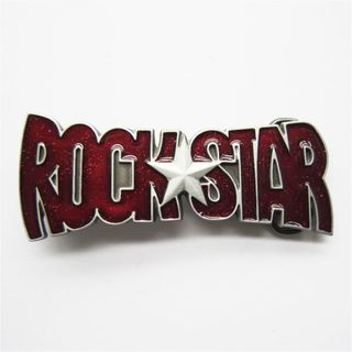 Enamel Star Music Belt Buckle BUCKLE-MU051