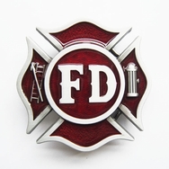 New Vintage Enamel Fire Fighter Dept Classic Hero Belt Buckle Gurtelschnalle Boucle de ceinture BUCKLE-OC030