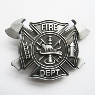 Fire Fighter Cross Vintage Belt Buckle Gurtelschnalle Boucle de ceinture BUCKLE-OC010AS