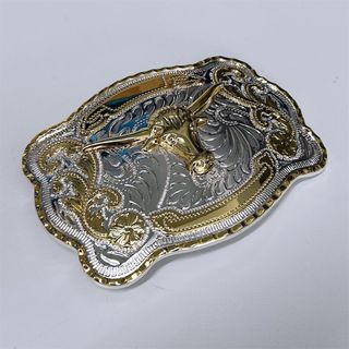 Large Size Western Bull Cowboy Cowgirl Belt Buckle Gurtelschnalle Boucle de ceinture BUCKLE-WT163