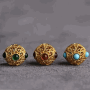925 Silver Loose Beads -2pcs