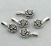925 Silver Rose Flower Bum Counter