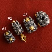 Silver Garuda Guru Bead