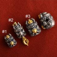 Silver Garuda Guru Bead