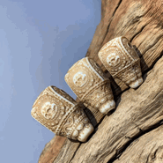 Tibetan Buckhorn Guru Bead Tibetan Buckhorn Guru Bead
