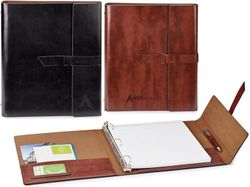 Leatherette Full Size 3-Ring Binder Portfolio Leatherette Full Size 3-Ring Binder Portfolio
