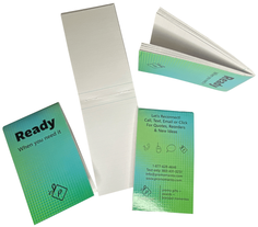 Pocket Size Jotter Notebook, Full Color Logo