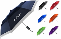 42" Reflective Vented Auto Opening Umbrella