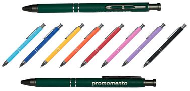 Soft Touch Pewter-Tone Pen