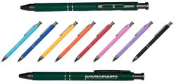 Soft Touch Pewter-Tone Pen