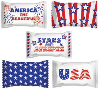 USA 250 Year Anniversary Mints & Candies - Case of 1000