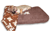 Brown Dog Bed & Blankie Set