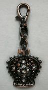 Gothic Bronze Crown Charm