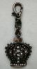 Gothic Bronze Crown Charm