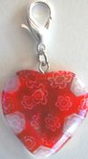 Murano Heart Charm