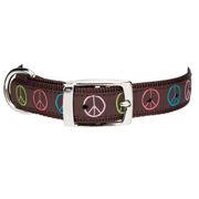 Peace Sign Dog Collars - Large