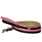Suede Bone Leash in Pink - Small
