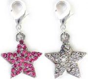 Swarovski Pave Star Charms