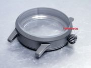 43mm LACO Grey Luftwaffe Fliegeruhr Watch Case Hamilton 917 921 923 945