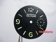SOLD OUT ! 44mm Destro PAM MARINA MILITARE SANDWICH WATCH SUPER LUME C3 DIAL for UNITAS ETA ST36 Movement