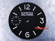 SOLD OUT ! 44mm PAM MARINA MILITARE SANDWICH WATCH DIAL C1 SUPER LUME with SUB SEC for UNITAS ETA ST36 MOVEMENT