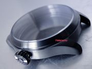 45mm Gun Color Anodize Watch Case Swiss ETA 2836-2 SW220-1 Movement