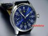 SOLD OUT ! 47mm Blue Classic Pilot B-Uhr Flieger Watch with 6497 Movement